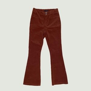 Lucky Brand - High Rise Flare Rust Corduroy Pants - NWOT